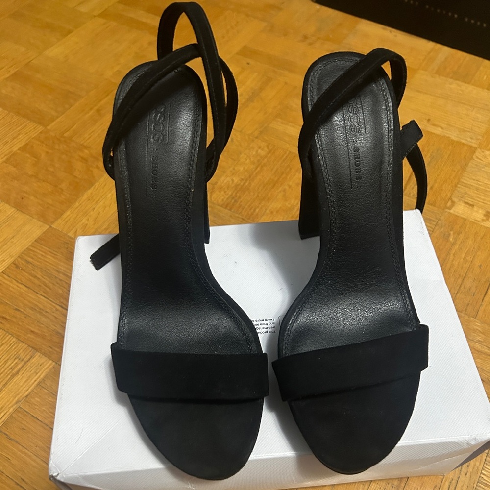 Black High Heel Sandals